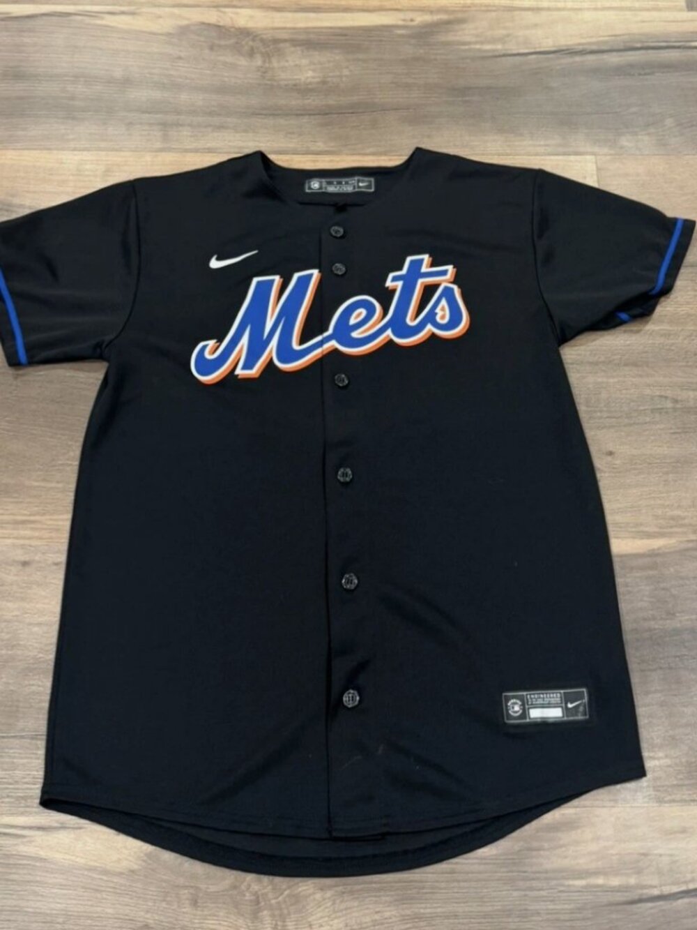 Pete Alonso New York Mets Jersey Nike Youth Large Black Stitched